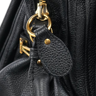 Chloé Black Leather Paraty 2-Way Bag