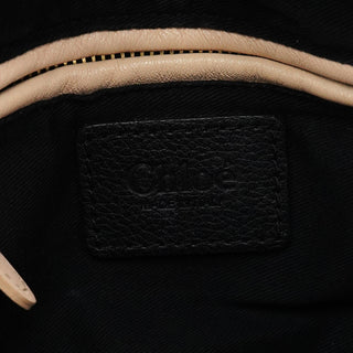 Chloé Black Leather Paraty 2-Way Bag