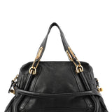 Chloé Black Leather Paraty 2-Way Bag