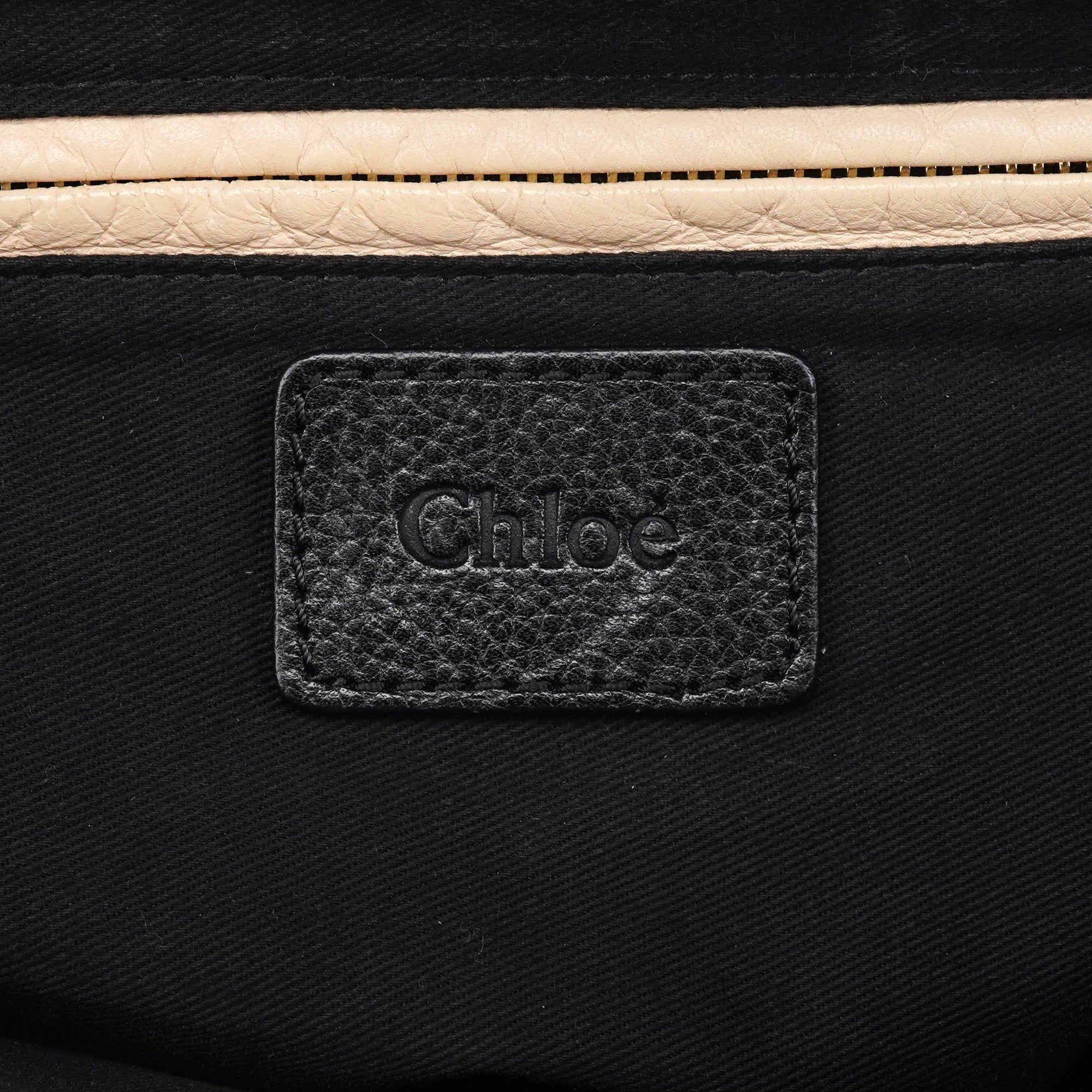 Chloé Black Leather Paraty 2-Way Bag