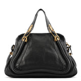 Chloé Black Leather Paraty 2-Way Bag