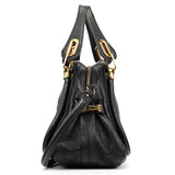 Chloé Black Leather Paraty 2-Way Bag