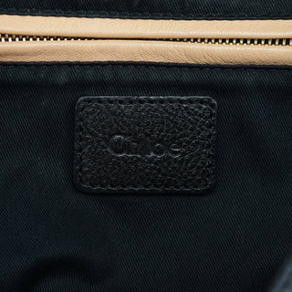 Chloé Black Leather Paraty 2-Way Bag