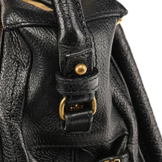 Chloé Black Leather Paraty 2-Way Bag
