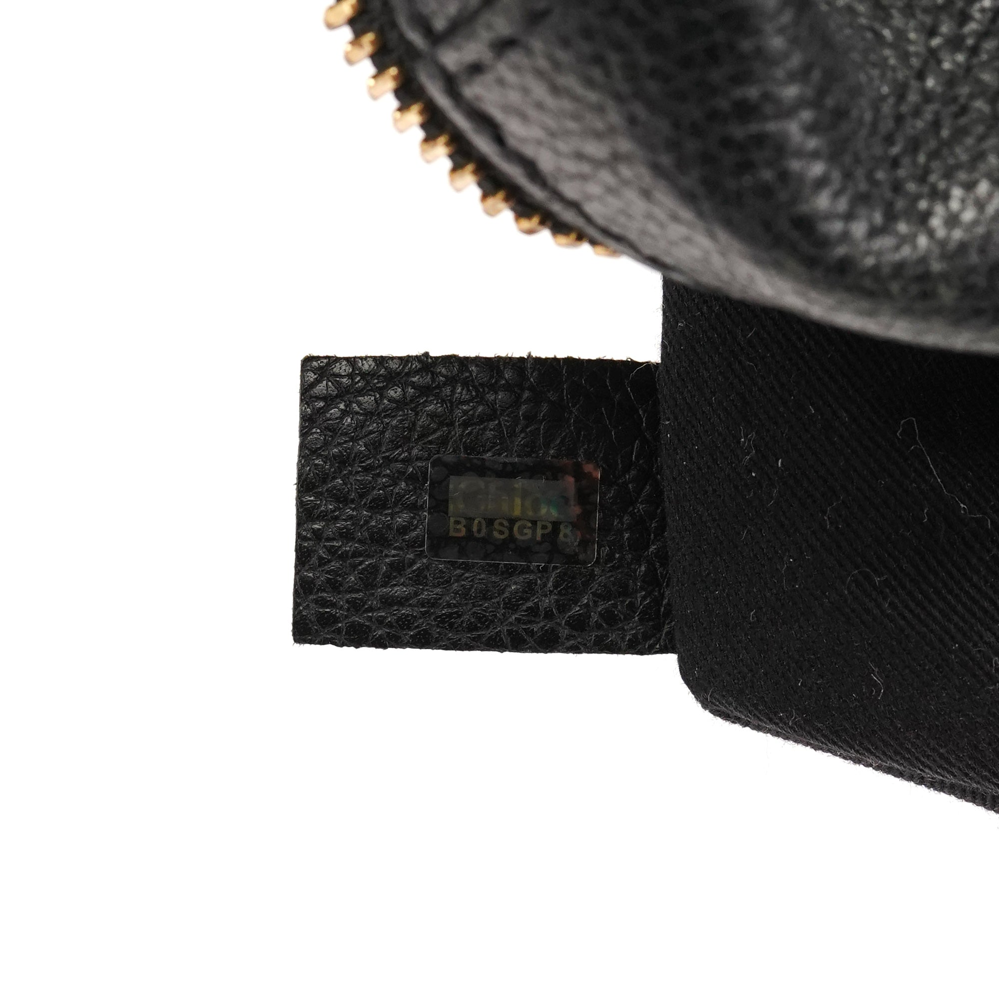 Chloé Black Leather Paraty 2-Way Bag
