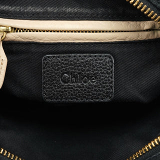 Chloé Black Leather Paraty 2-Way Shoulder Bag