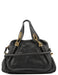 Chloé Black Leather Paraty 2-Way Shoulder Bag