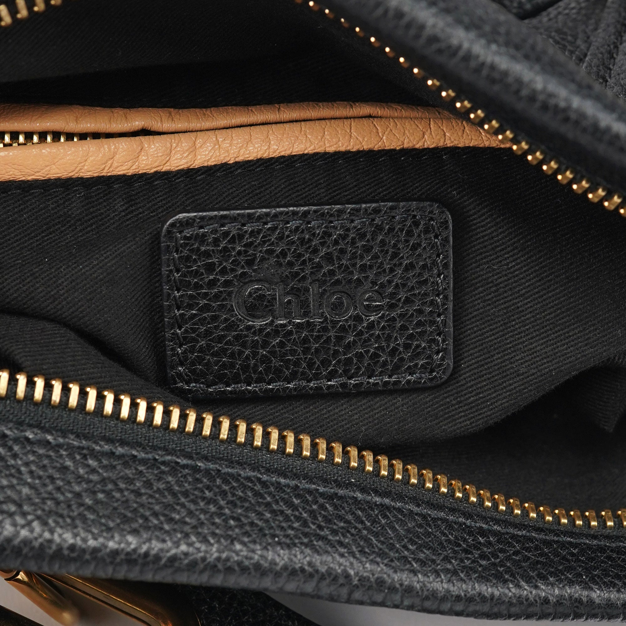 Chloé Sac deux portés Paraty en cuir noir