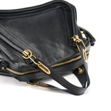 Chloé Sac deux portés Paraty en cuir noir