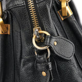 Chloé Sac deux portés Paraty en cuir noir