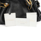 Chloé Sac deux portés Paraty en cuir noir