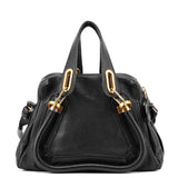 Chloé Sac deux portés Paraty en cuir noir