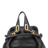 Chloé Sac deux portés Paraty en cuir noir