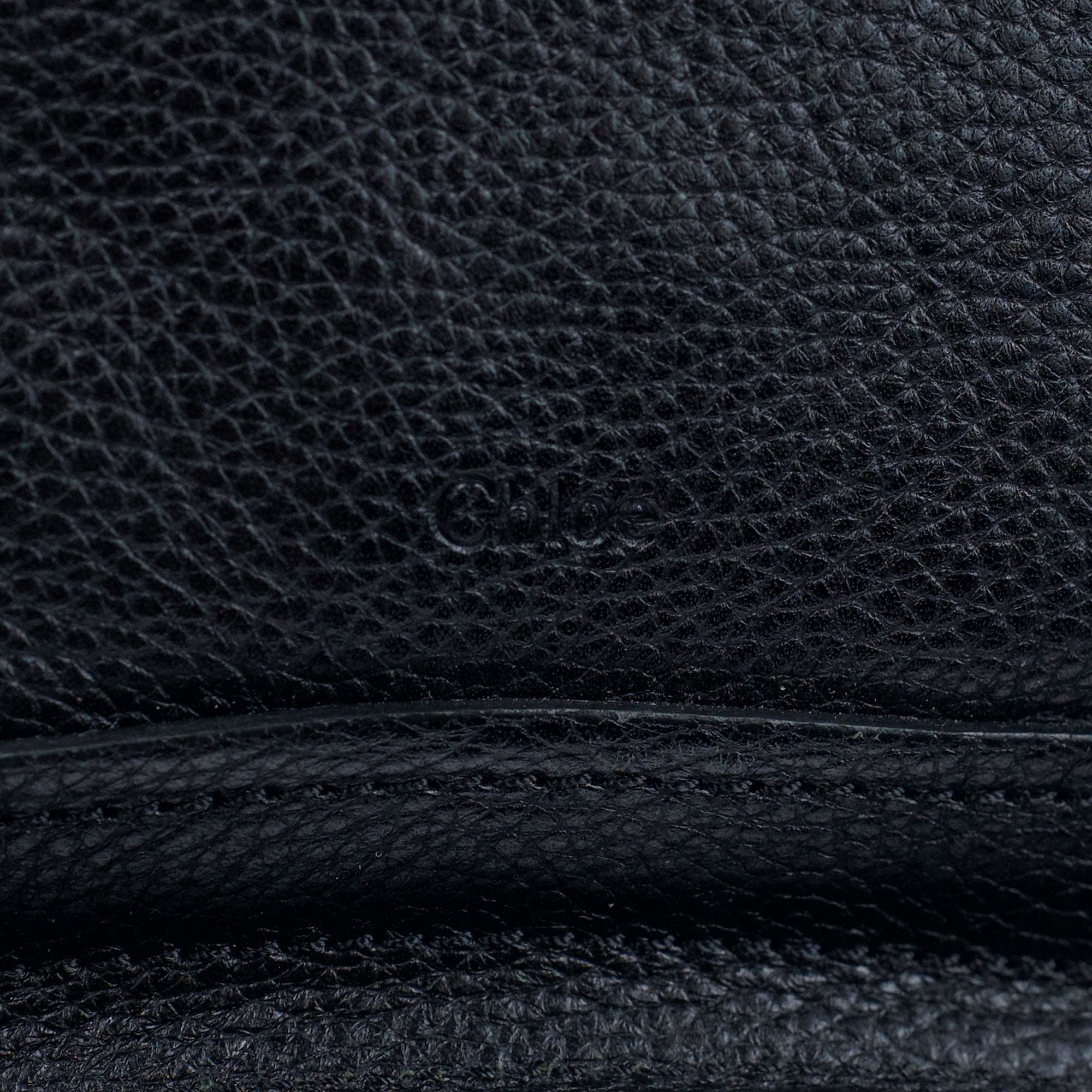 Chloé Sac deux portés Paraty en cuir noir