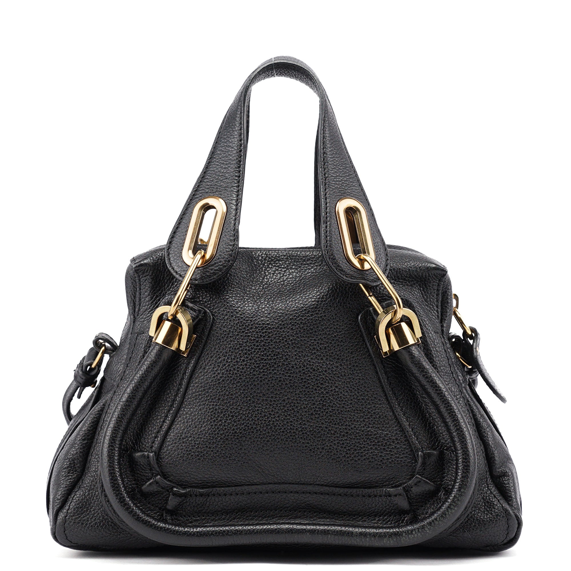 Chloé Sac deux portés Paraty en cuir noir
