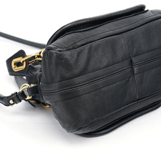 Chloé Black Leather Paraty 2-Way Shoulder Bag