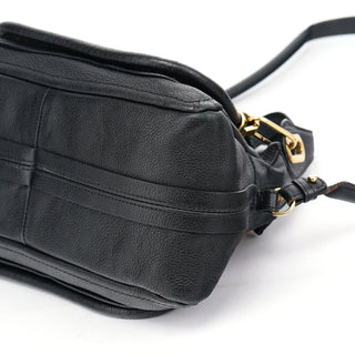 Chloé Black Leather Paraty 2-Way Shoulder Bag