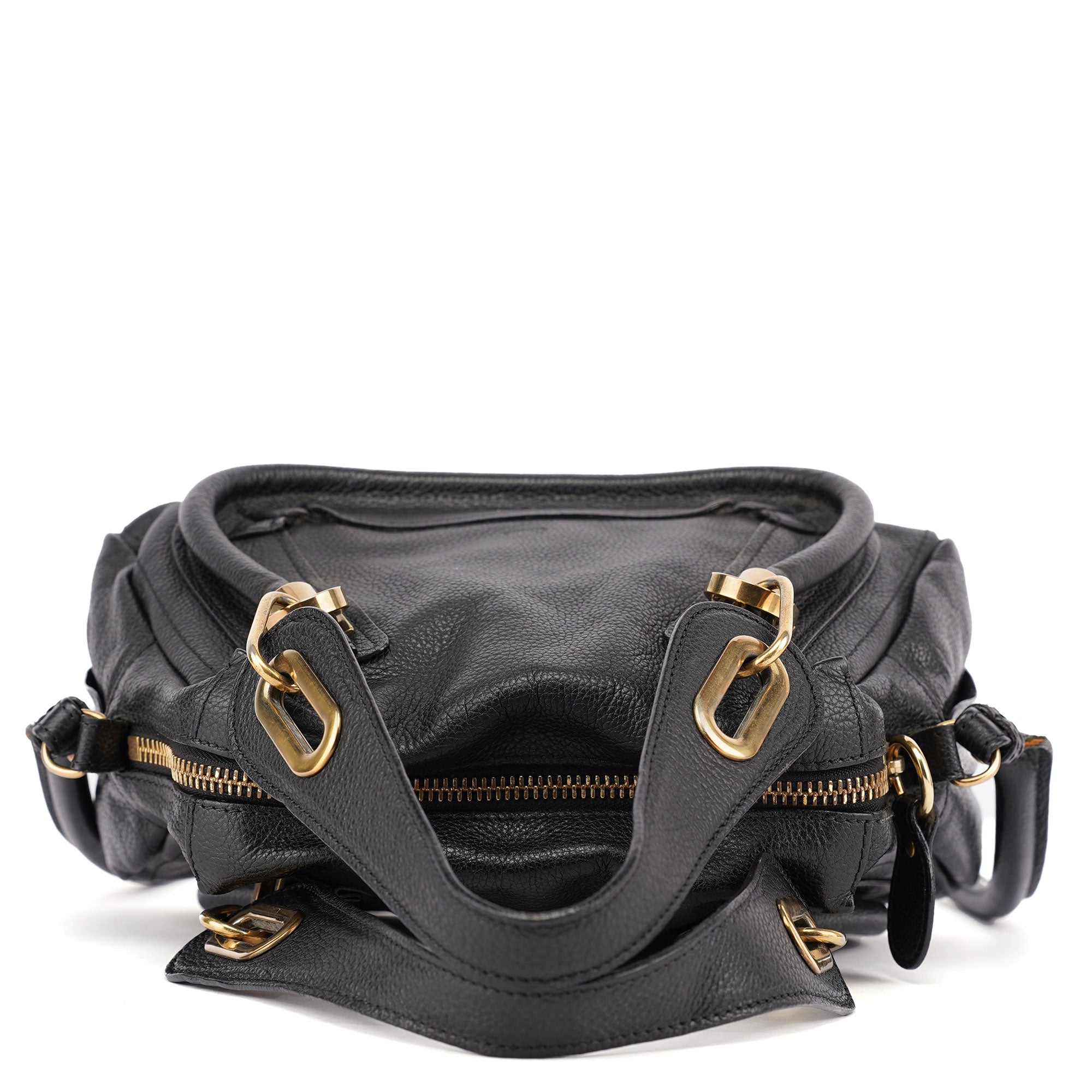 Chloé Sac deux portés Paraty en cuir noir