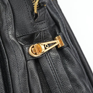 Chloé Black Leather Paraty 2-Way Shoulder Bag