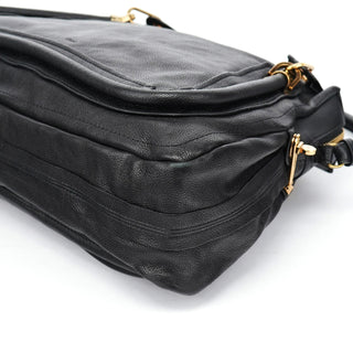 Chloé Black Leather Paraty 2-Way Shoulder Bag