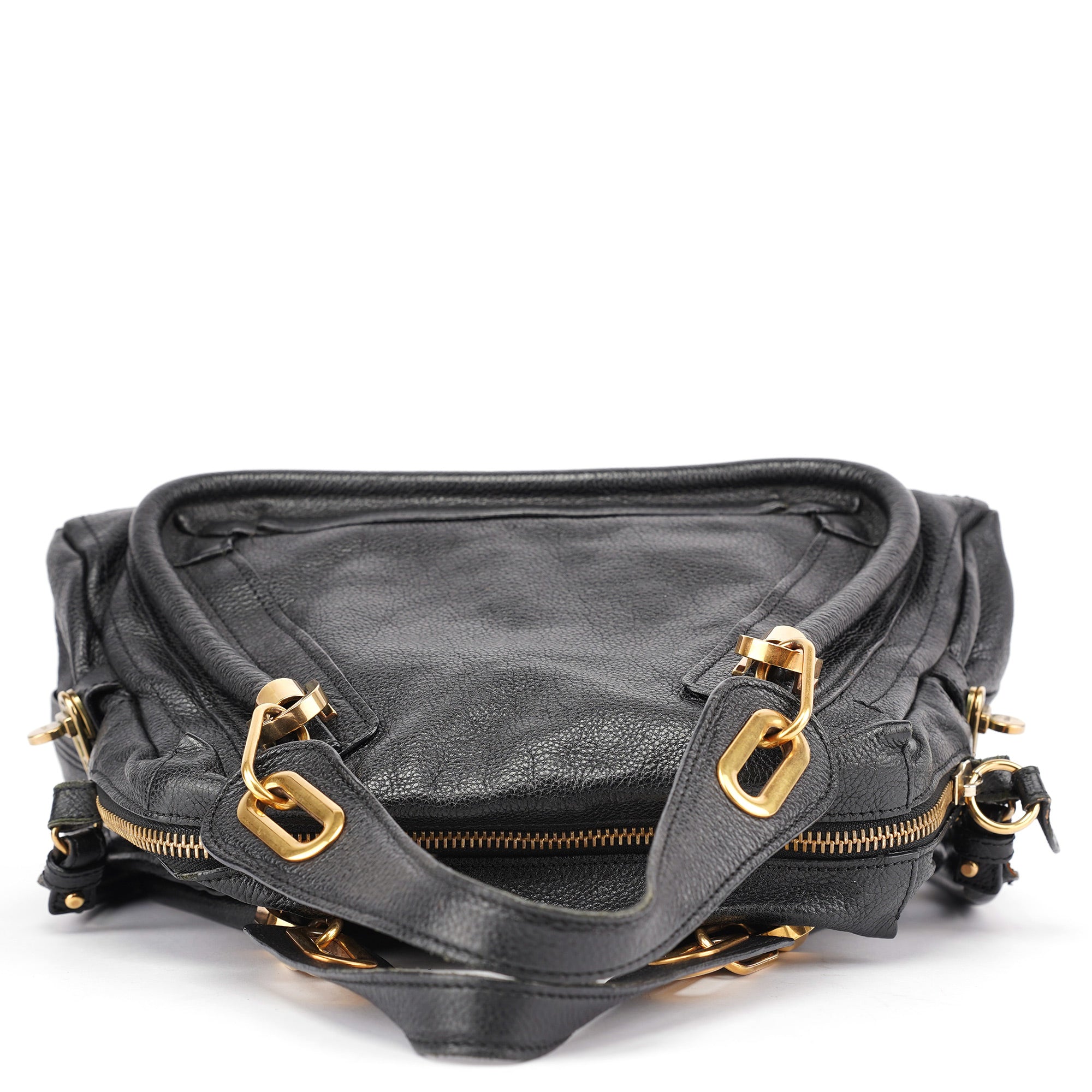 Chloé Sac deux portés Paraty en cuir noir