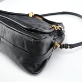 Chloé Sac deux portés Paraty en cuir noir