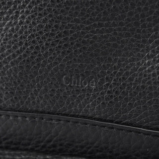 Chloé Black Leather Paraty 2-Way Shoulder Bag