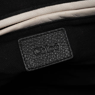 Chloé Black Leather Paraty 2-Way Shoulder Bag