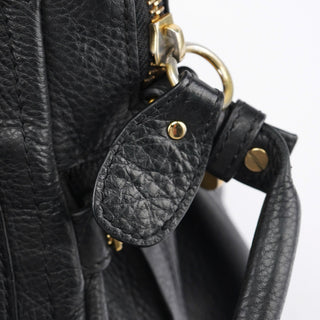 Chloé Black Leather Paraty 2-Way Shoulder Bag