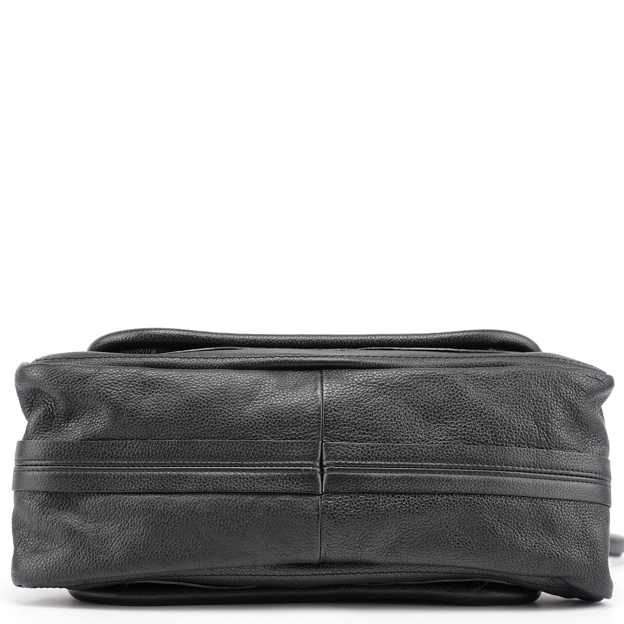 Chloé Black Leather Paraty 2-Way Shoulder Bag