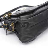 Chloé Black Leather Paraty 2-Way Shoulder Bag