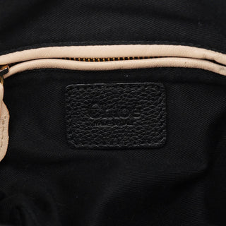 Chloé Black Leather Paraty 2-Way Shoulder Bag