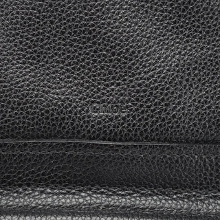 Chloé Black Leather Paraty 2-Way Shoulder Bag