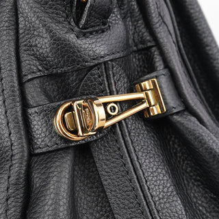 Chloé Black Leather Paraty 2-Way Shoulder Bag