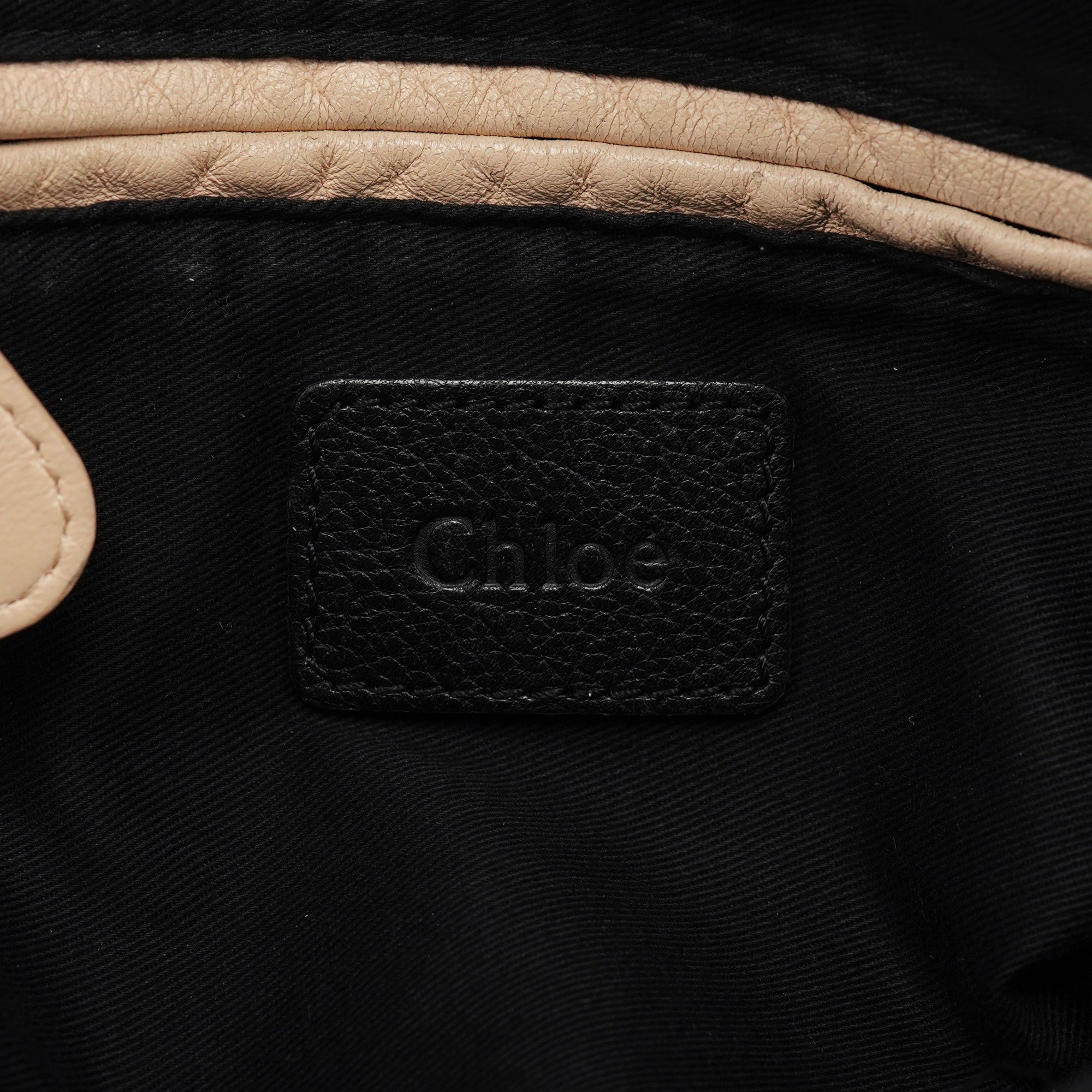 Chloé Black Leather Paraty 2-Way Shoulder Bag