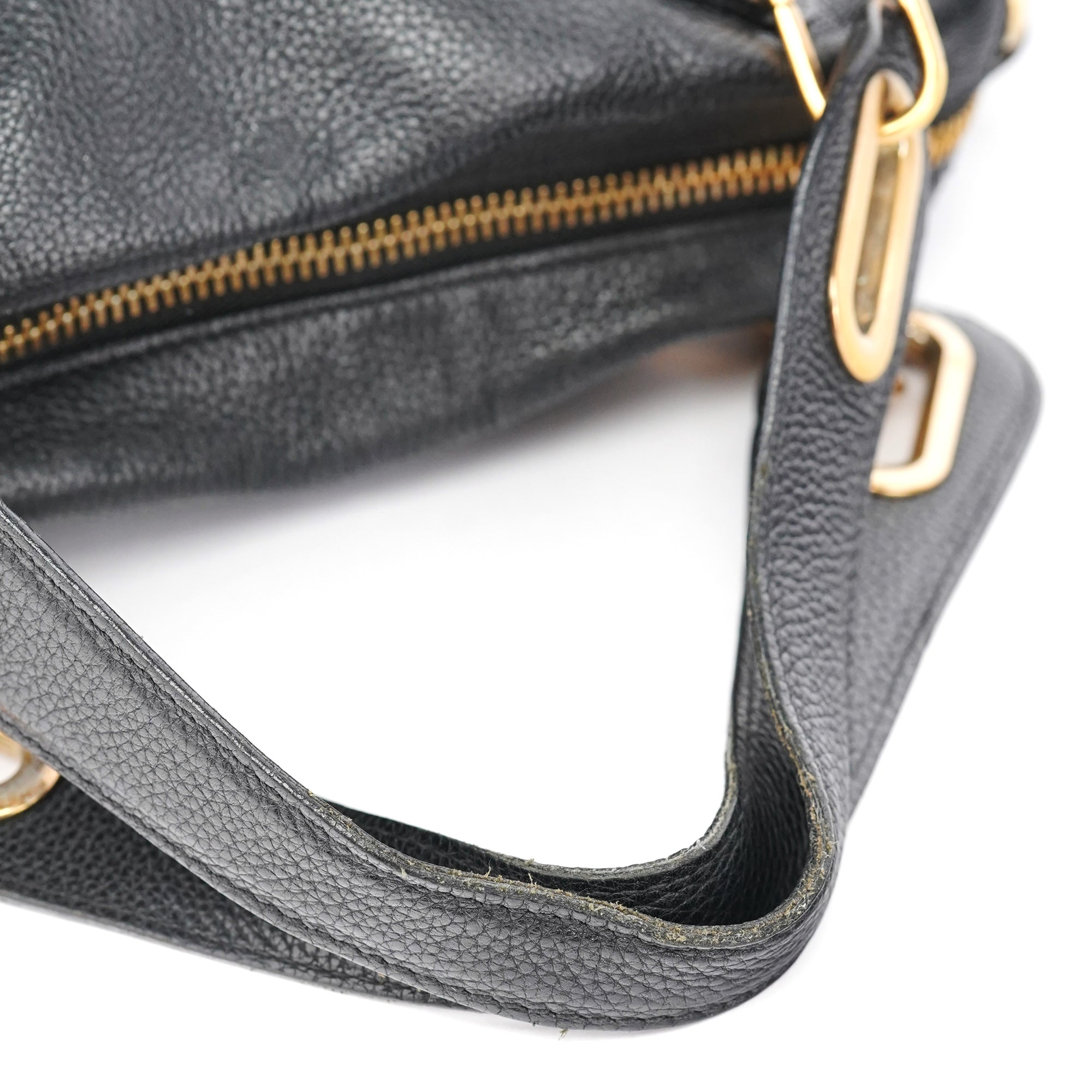 Chloé Black Leather Paraty 2-Way Shoulder Bag