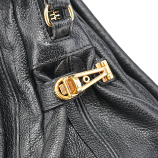 Chloé Black Leather Paraty 2-Way Shoulder Bag