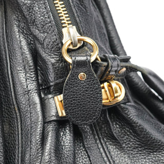 Chloé Black Leather Paraty 2-Way Shoulder Bag