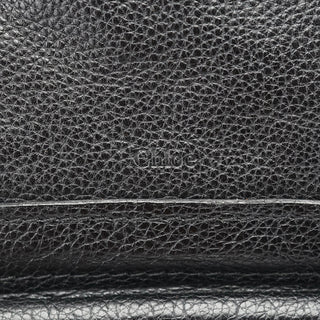 Chloé Black Leather Paraty 2-Way Shoulder Bag