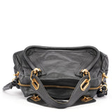 Chloé Black Leather Paraty 2-Way Shoulder Bag