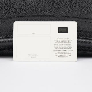 Chloé Black Leather Paraty 2-Way Shoulder Bag