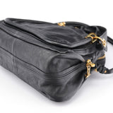 Chloé Black Leather Paraty 2-Way Shoulder Bag