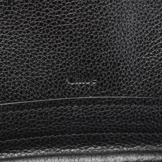 Chloé Black Leather Paraty 2-Way Shoulder Bag