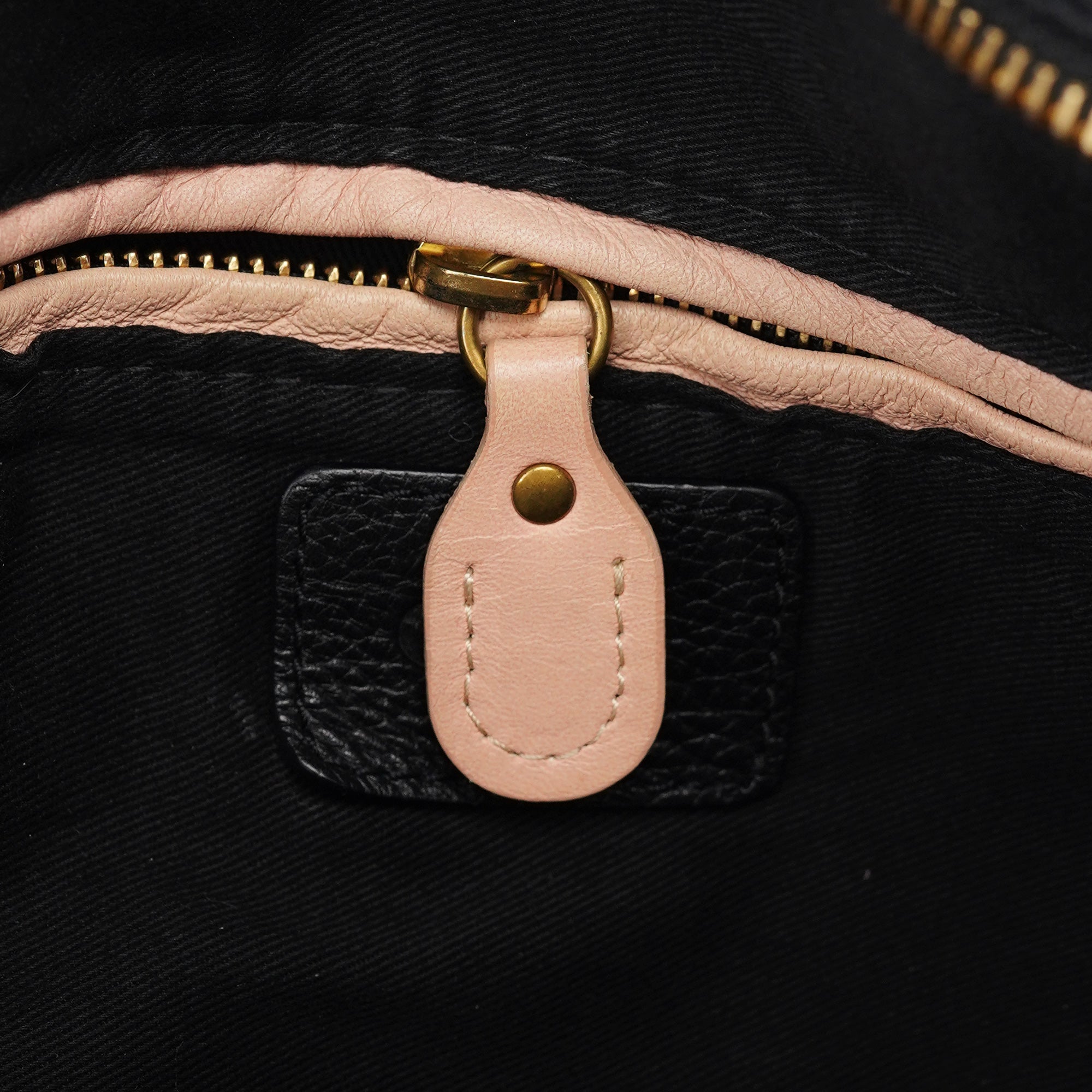 Chloé Black Leather Paraty 2-Way Shoulder Bag