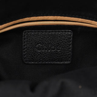 Chloé Black Leather Paraty 2-Way Shoulder Bag