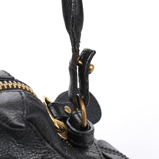 Chloé Black Leather Paraty 2-Way Shoulder Bag