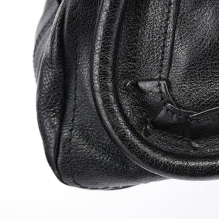 Chloé Black Leather Paraty 2-Way Shoulder Bag