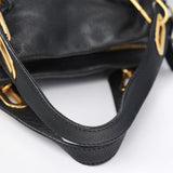Chloé Paraty 2-Way Schultertasche aus schwarzem Leder