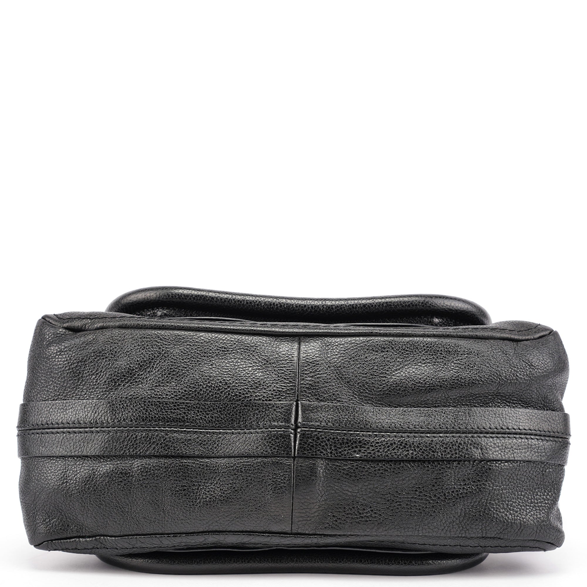Chloé Paraty 2-Way Schultertasche aus schwarzem Leder