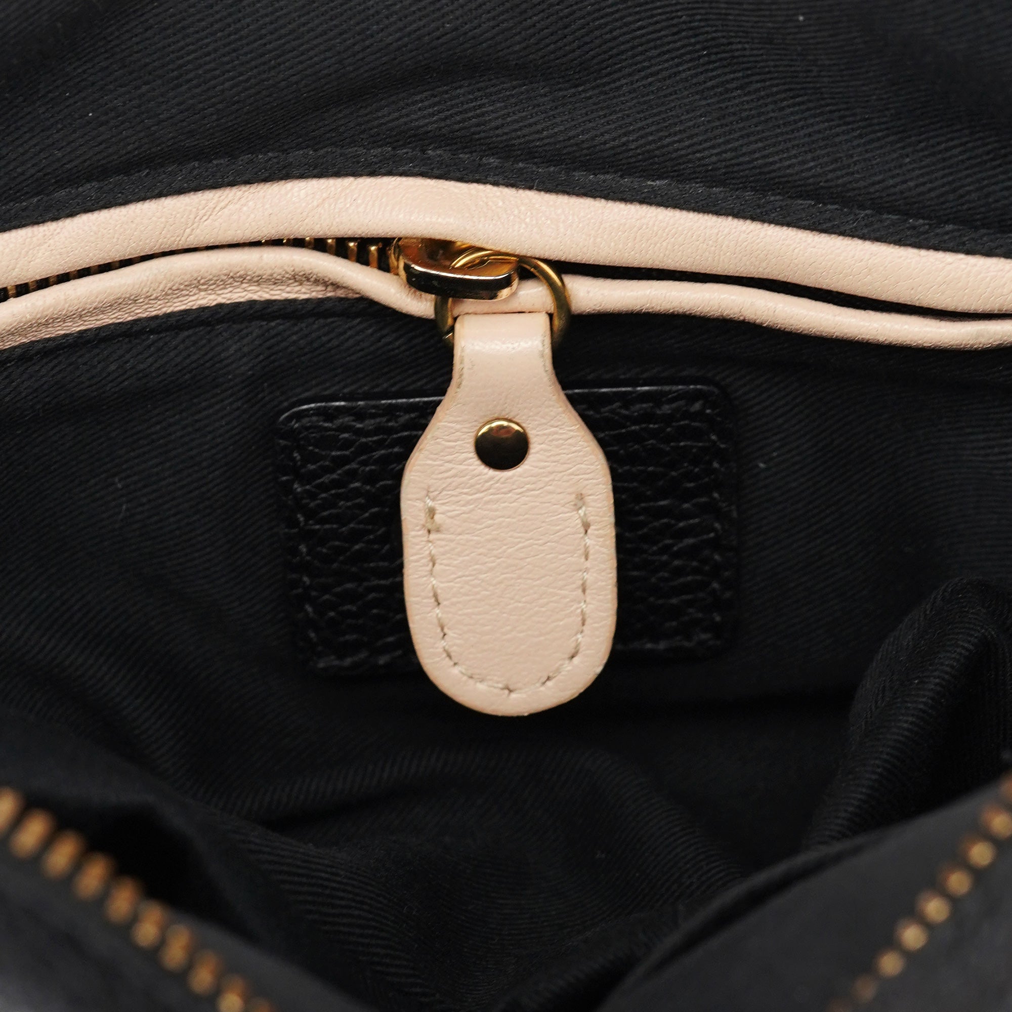 Chloé Sac deux portés Paraty en cuir noir